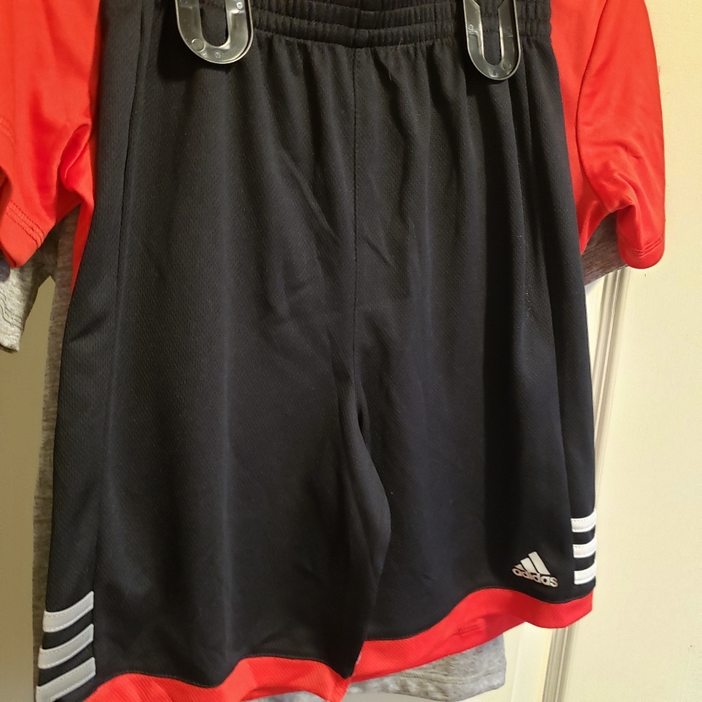 Youth Adidas shorts and T set
